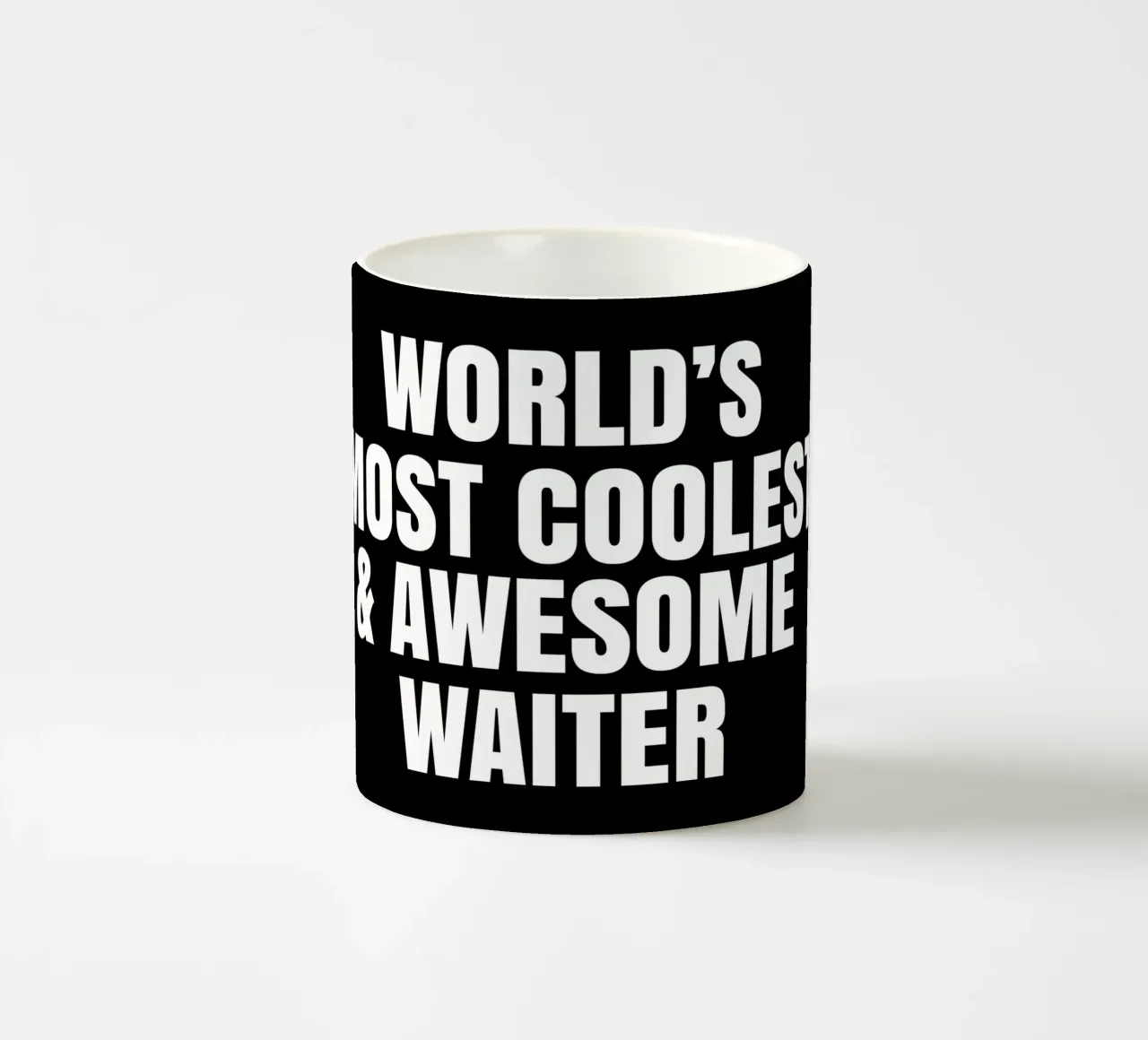 World's most coolest and awesome waiter tazza in ceramica da happieeagle