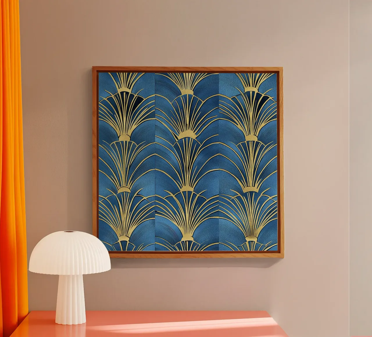 Art déco "Celestial Deco Dreams" plexiglass da Nikis Art Studio