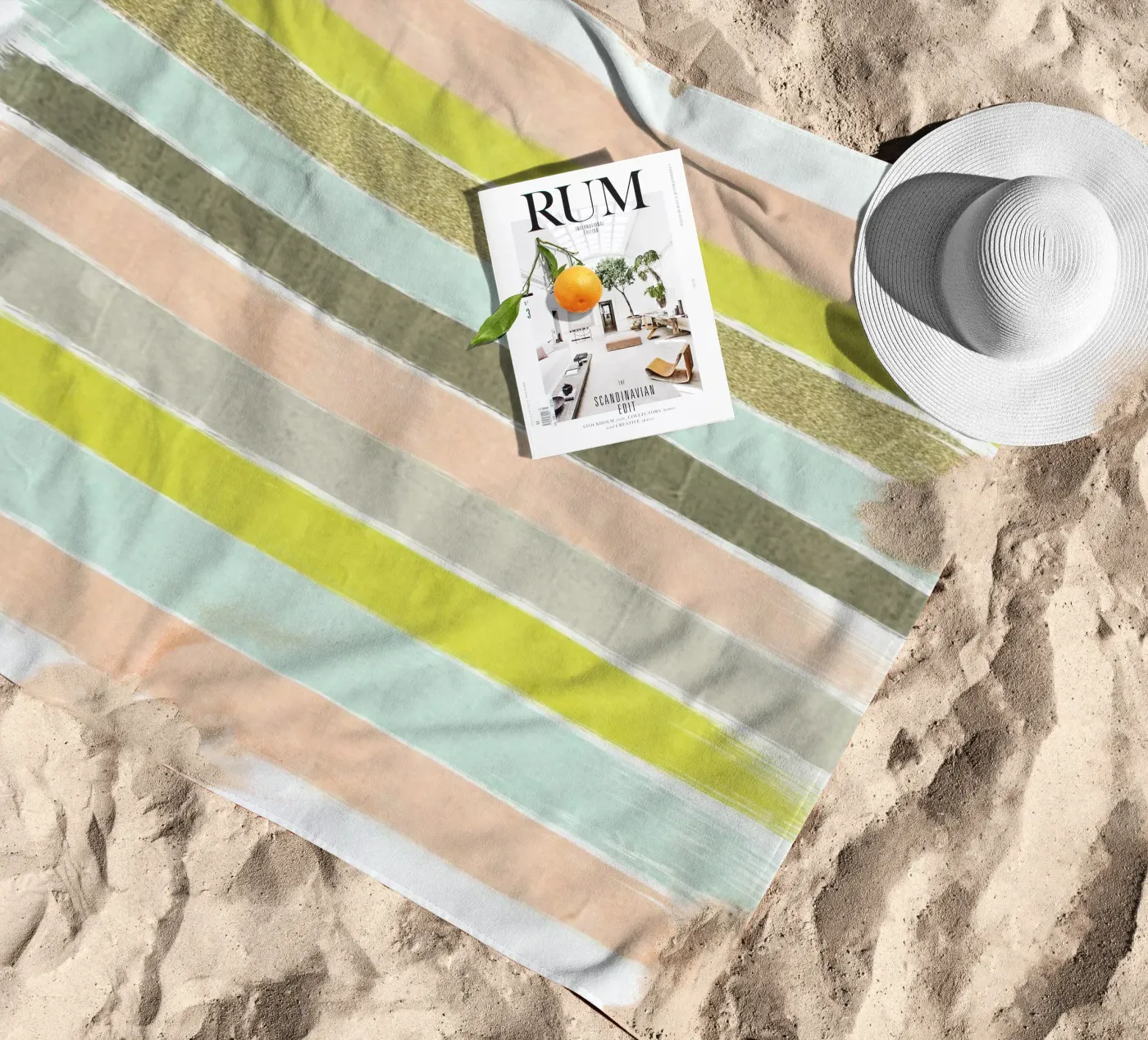 Madison beach towel by Charlotte Winter