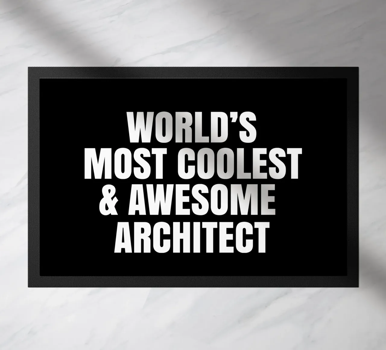 World's most coolest and awesome architect Fußmatte von happieeagle