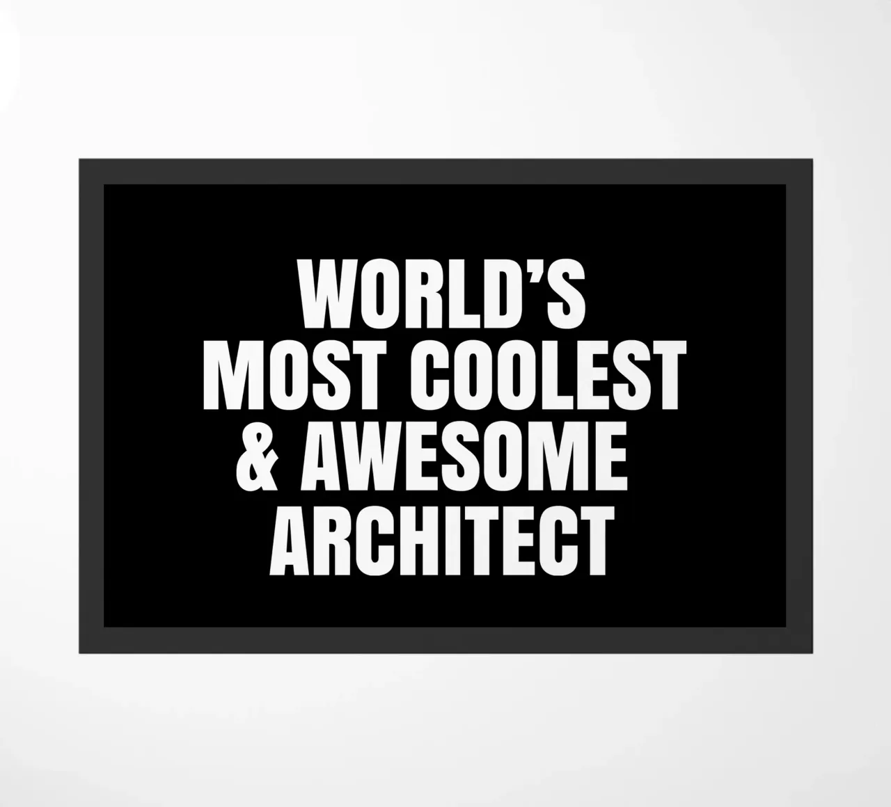 World's most coolest and awesome architect Fußmatte von happieeagle