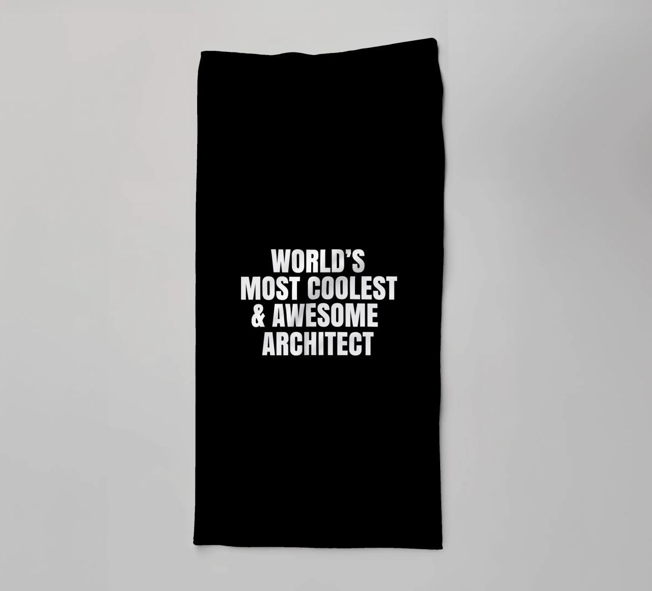 World's most coolest and awesome architect asciugamano da bagno da happieeagle