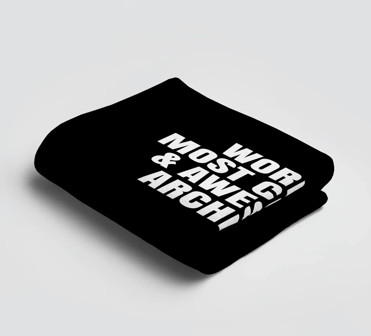 World's most coolest and awesome architect asciugamano da bagno da happieeagle