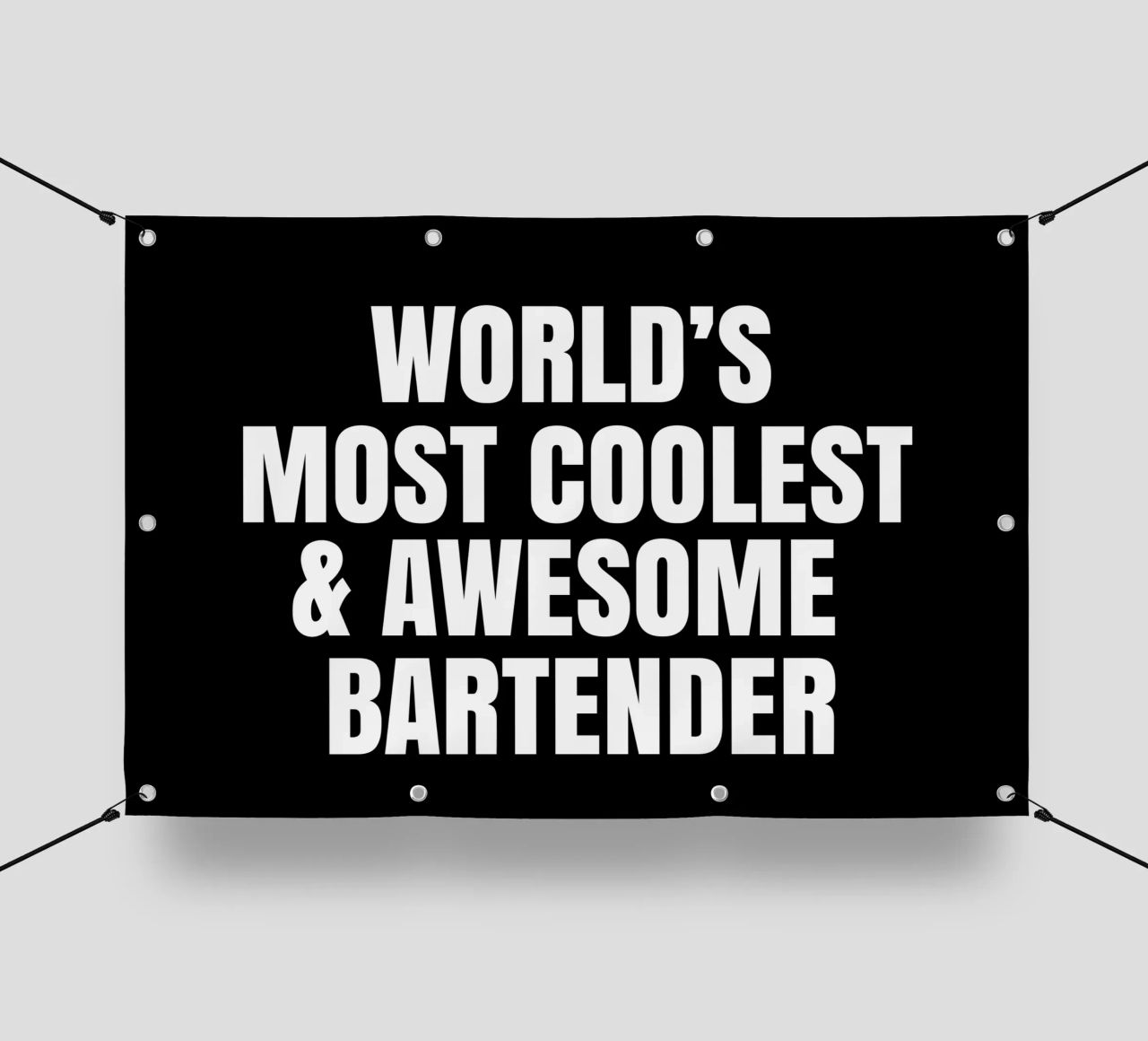 World's most coolest and awesome bartender telo in pvc da happieeagle