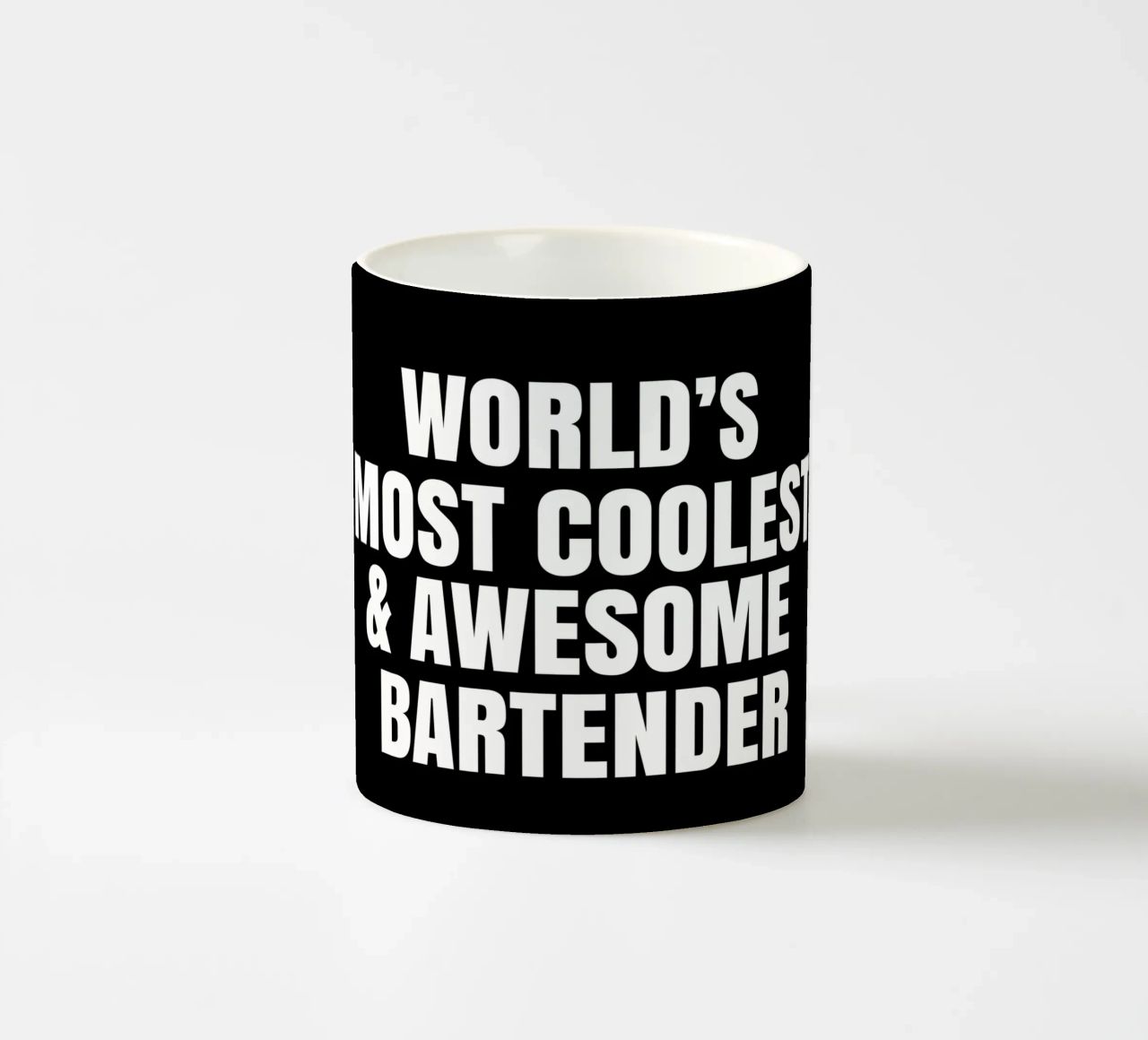 World's most coolest and awesome bartender tazza in ceramica da happieeagle