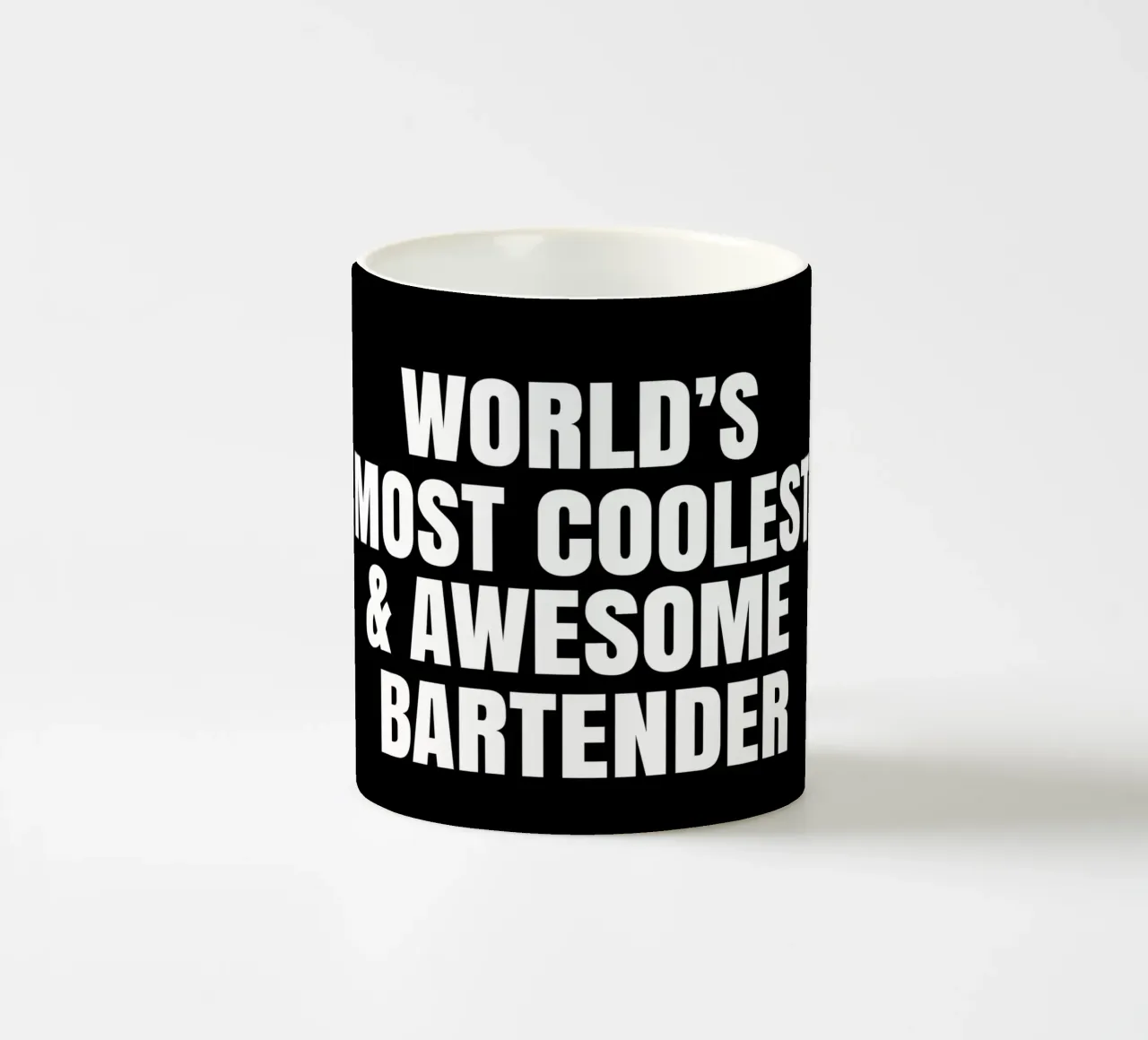 World's most coolest and awesome bartender Keramik Tasse von happieeagle
