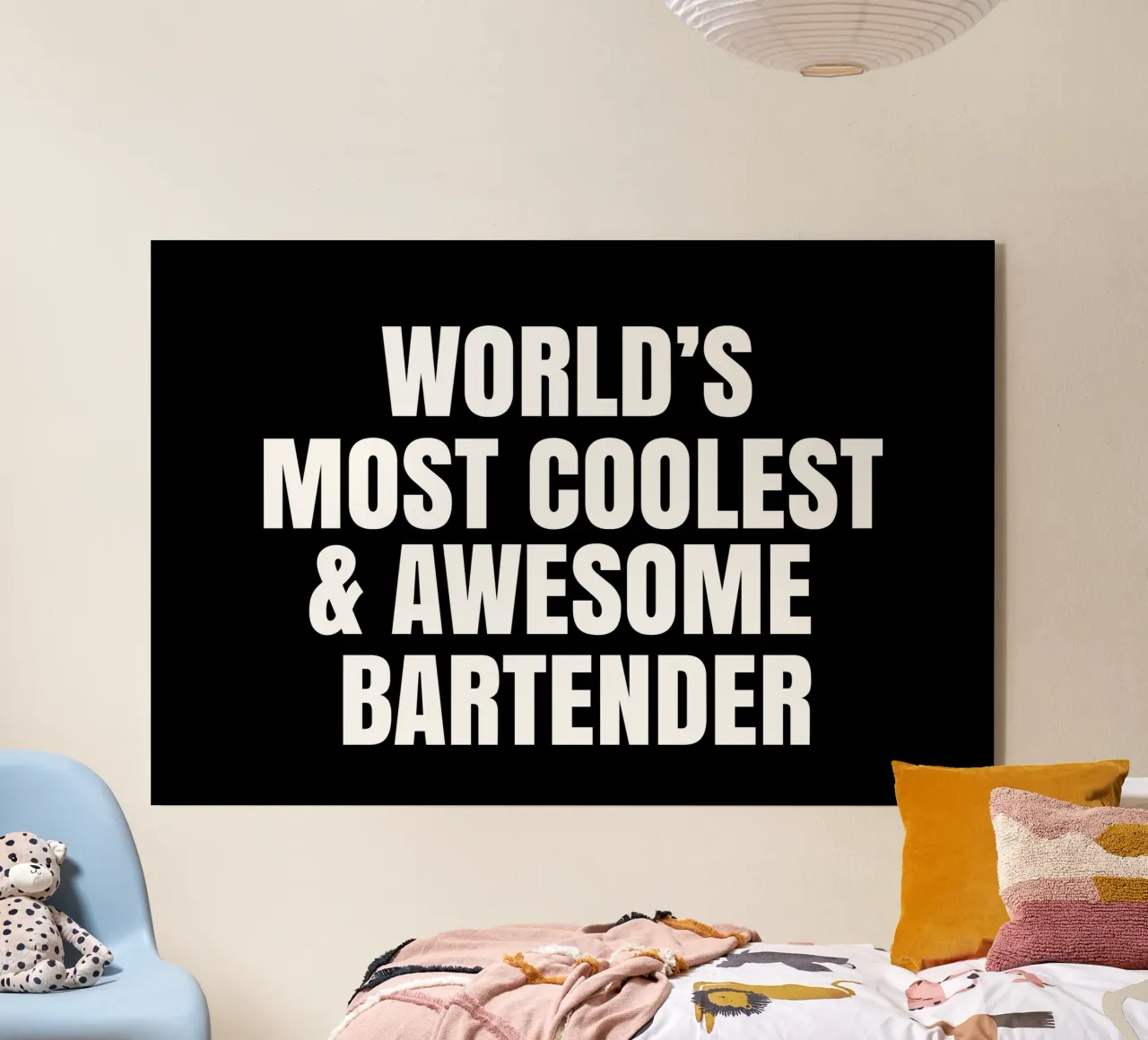 World's most coolest and awesome bartender plexiglass da happieeagle