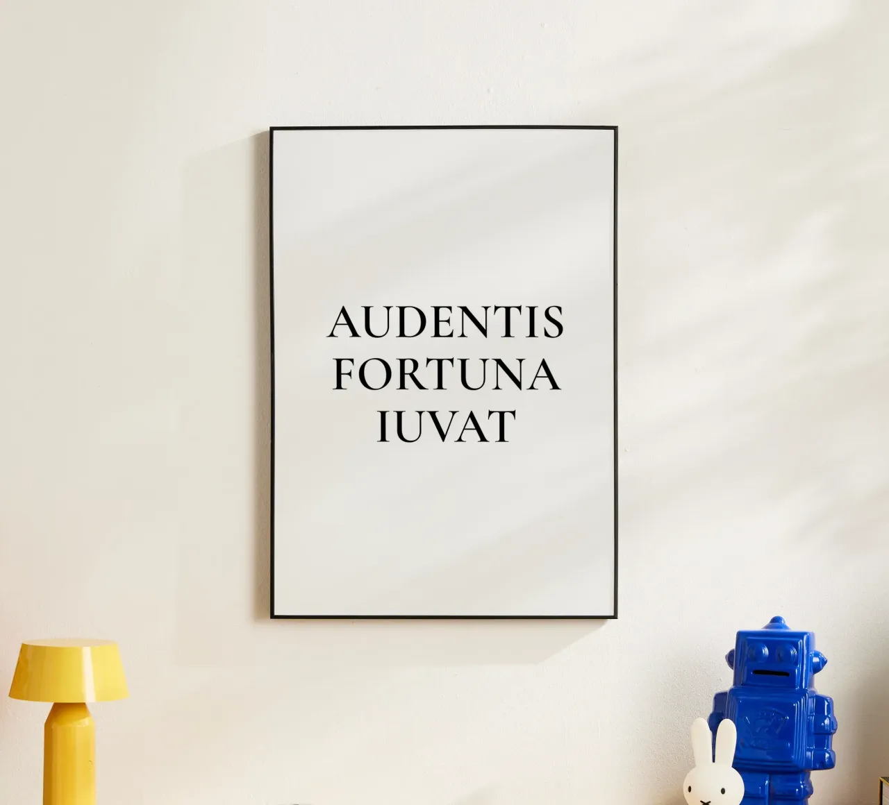 Audentis Fortuna Iuvat - La fortuna favorisce gli audaci alluminio dibond da Paigaam Studio