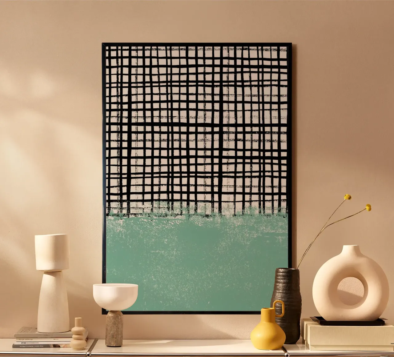 Mila poster con telaio in alluminio da Charlotte Winter