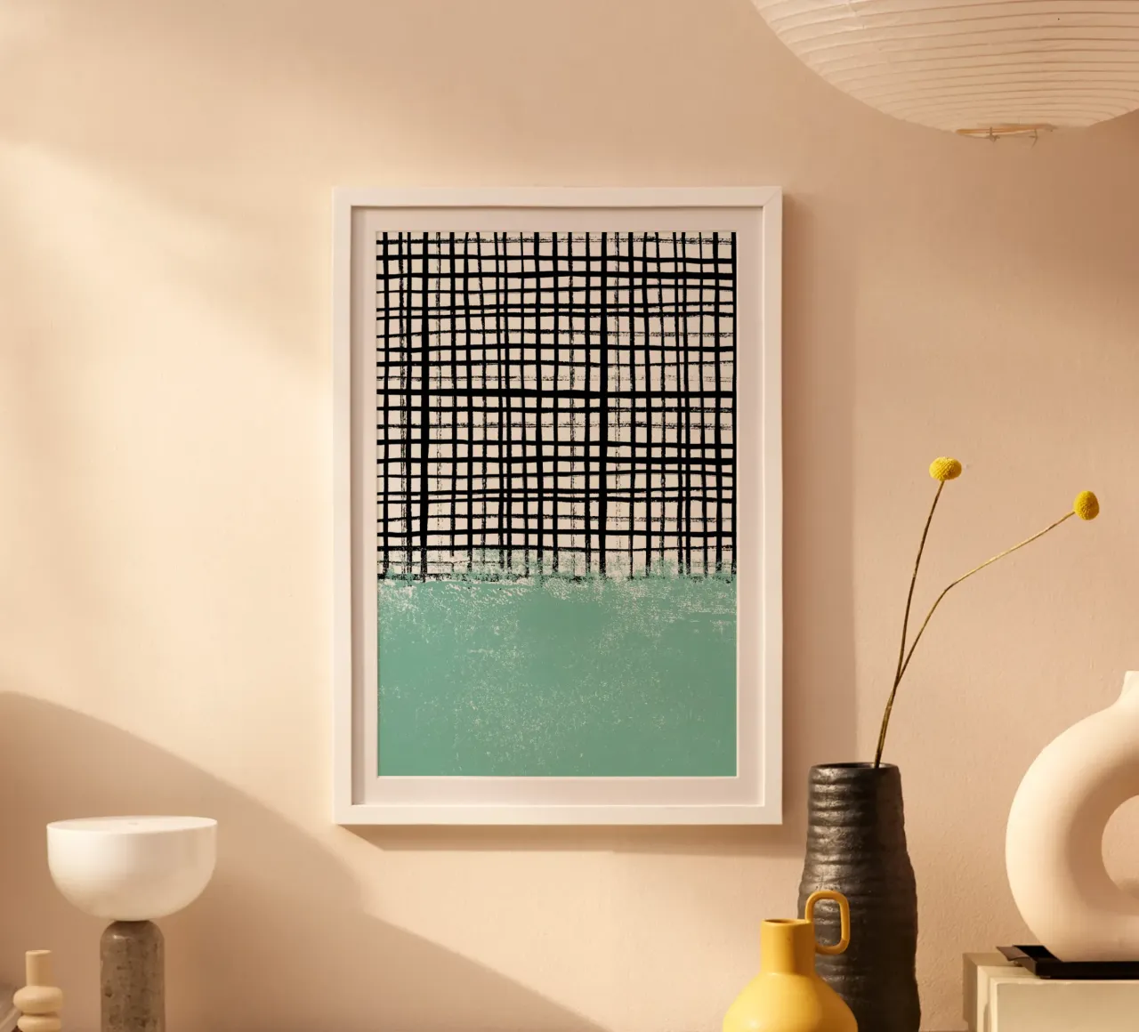 Mila poster con telaio in alluminio da Charlotte Winter
