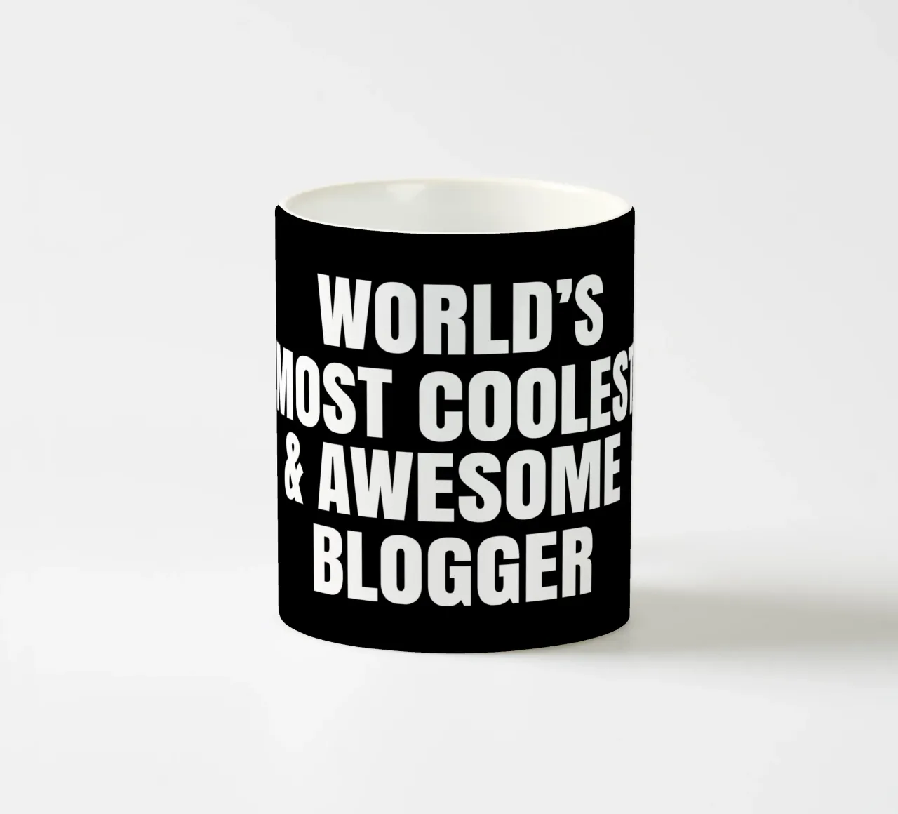 World's most coolest and awesome blogger Keramik Tasse von happieeagle