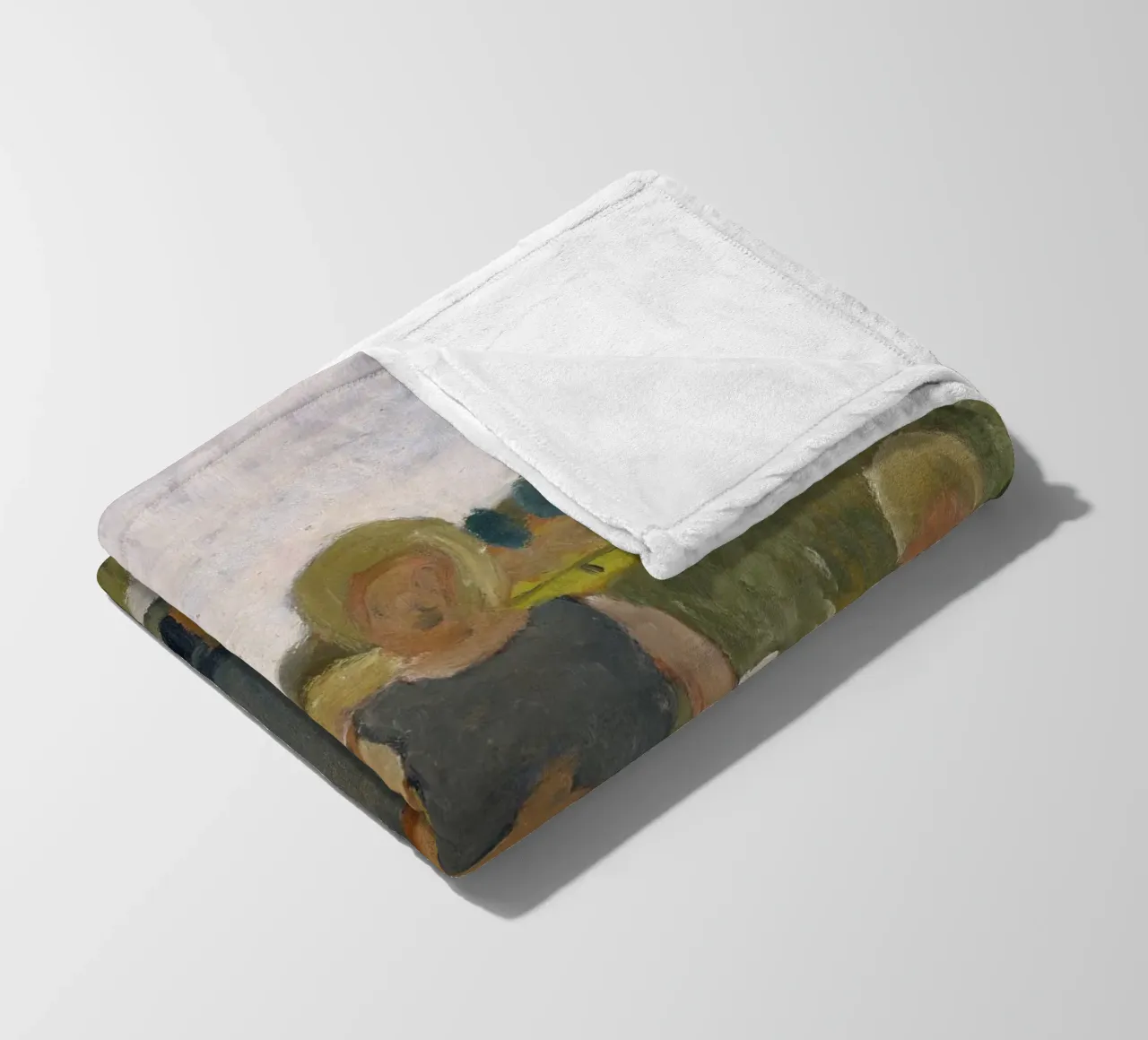 Paula Modersohn-Becker - Bambini con le oche coperta in pile da ARTOTHEK