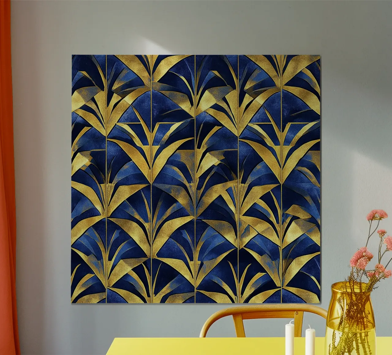 Art déco "Elegance Eternal" poster con telaio in plastica da Nikis Art Studio