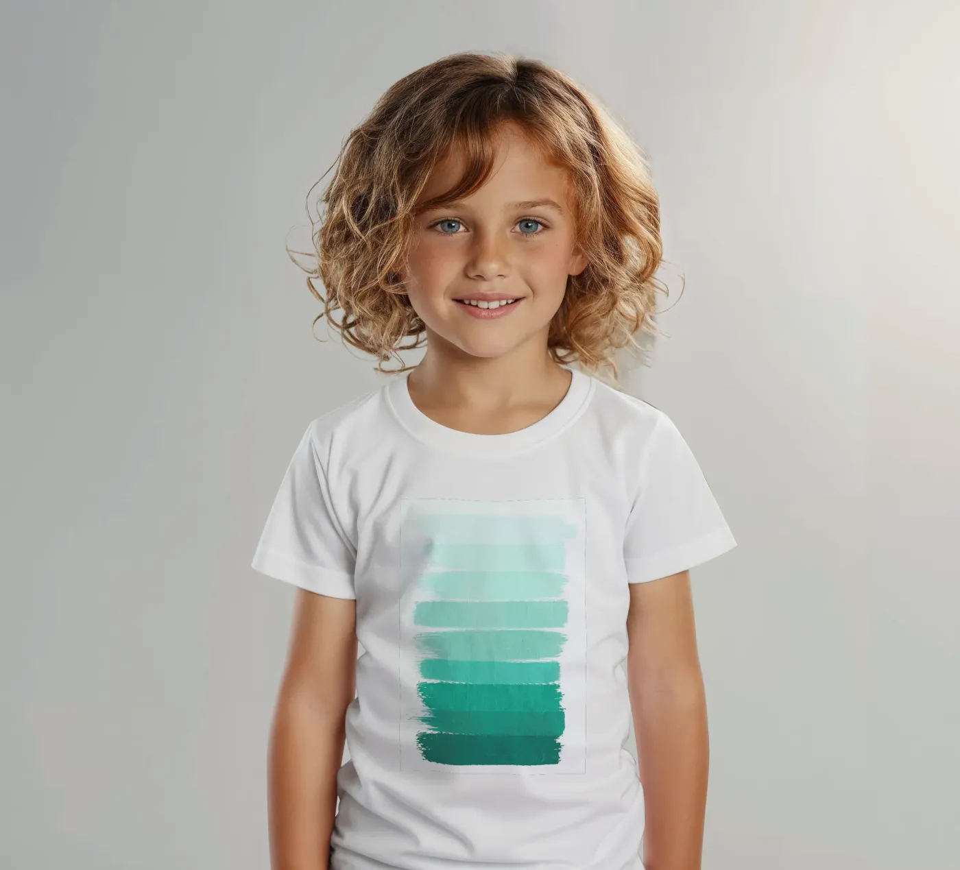 Ombre Ocean t-shirt bambini da Charlotte Winter
