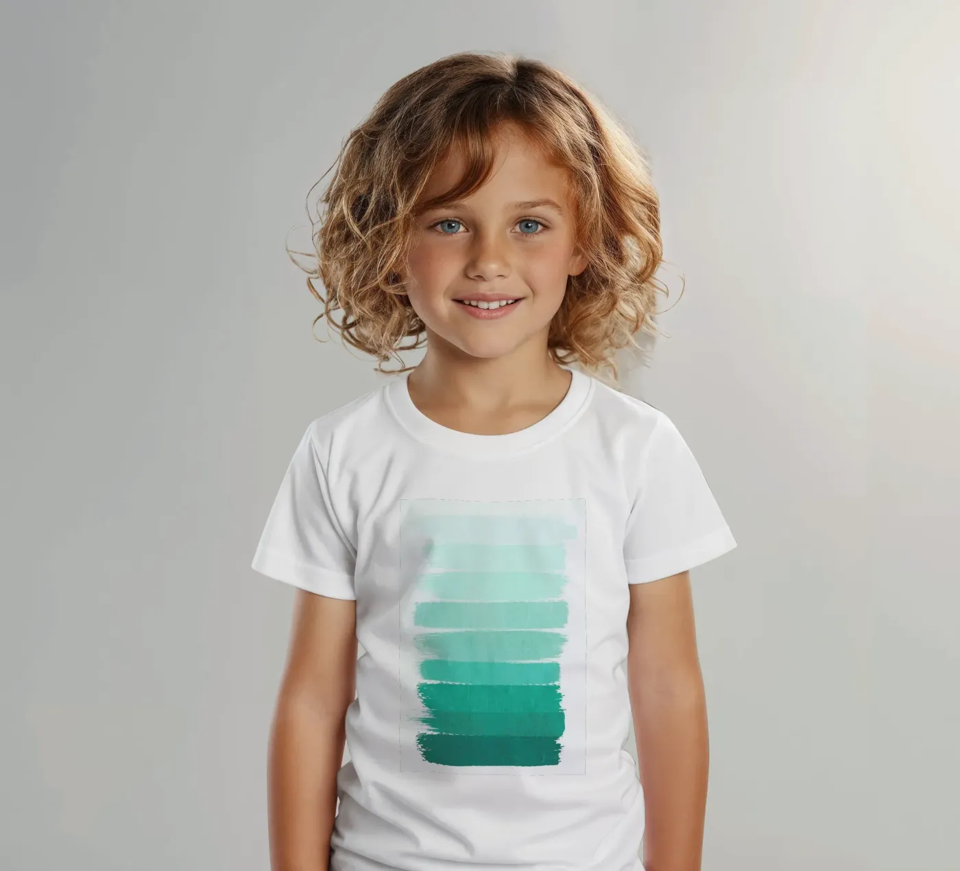 Ombre Ocean t-shirt bambini da Charlotte Winter