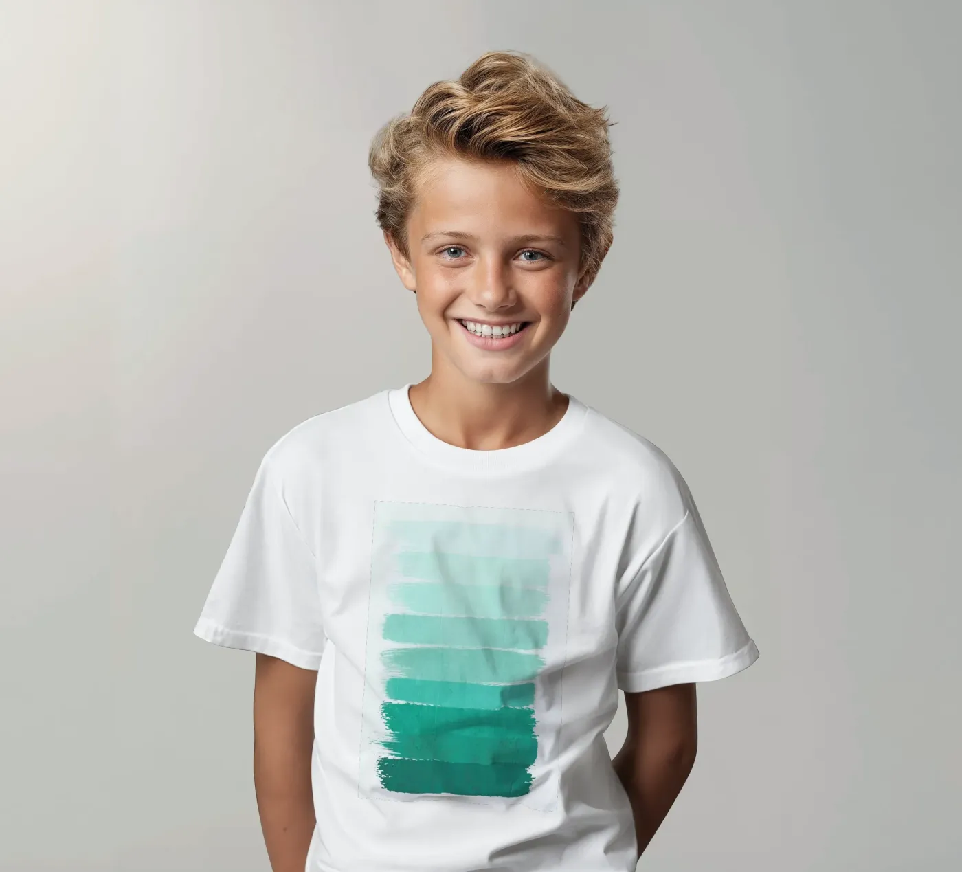 Ombre Ocean t-shirt bambini da Charlotte Winter