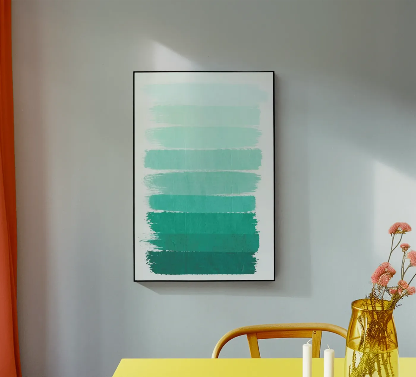Ombre Ocean acrylic glass by Charlotte Winter