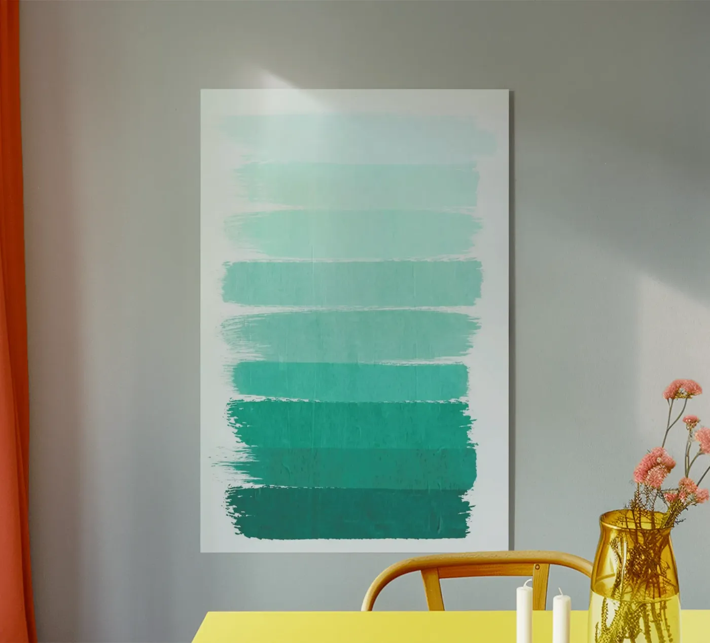 Ombre Ocean acrylic glass by Charlotte Winter