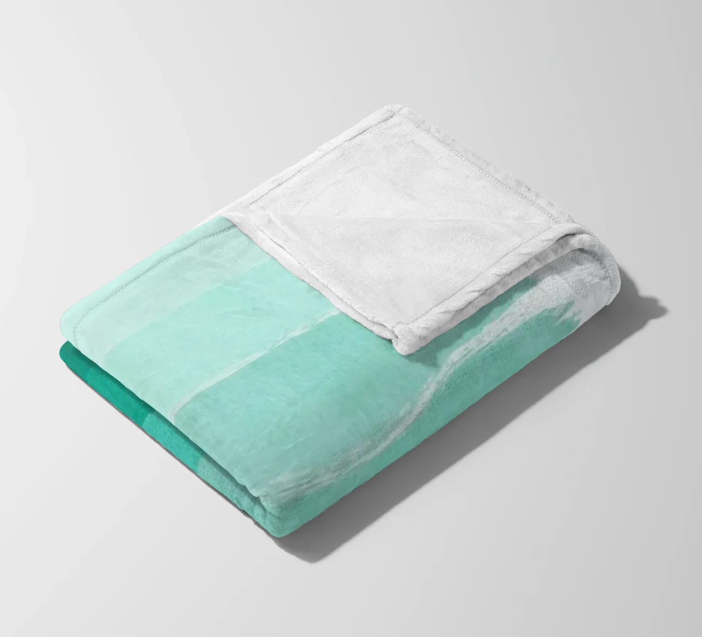 Ombre Ocean Fleecedecke von Charlotte Winter