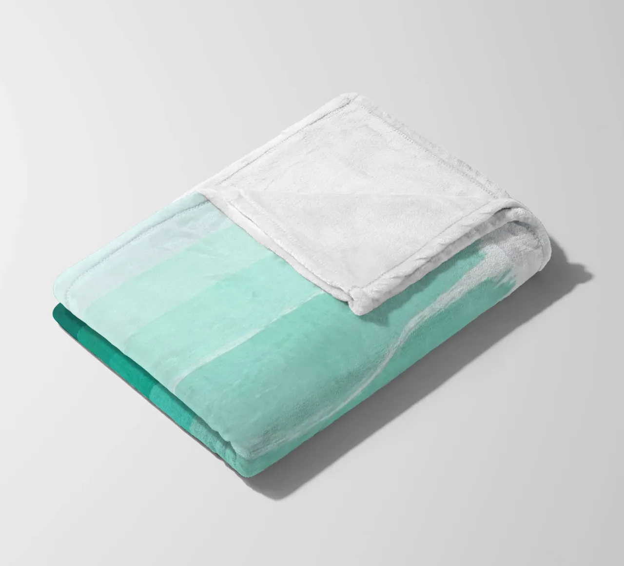 Ombre Ocean coperta in pile da Charlotte Winter