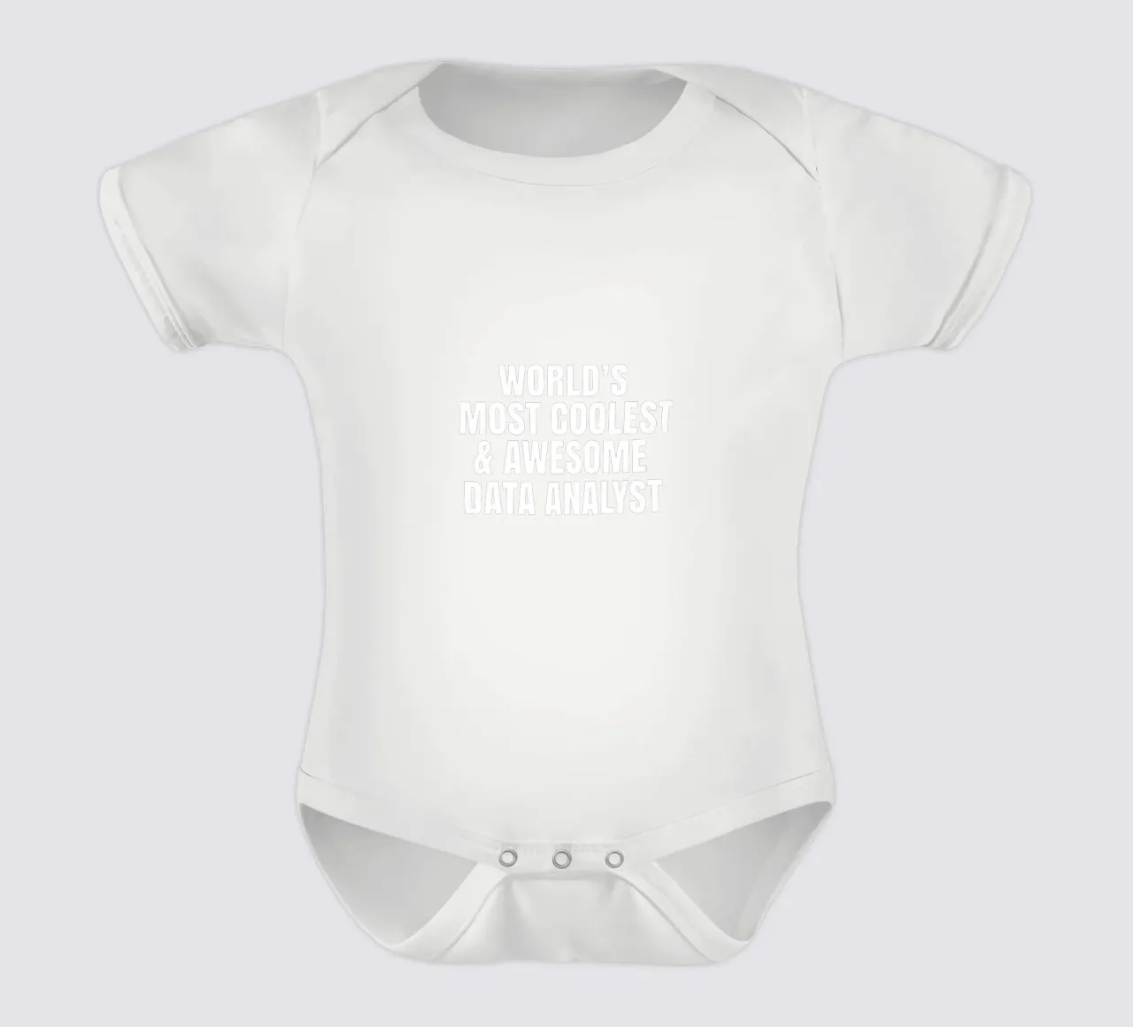 World's most coolest and awesome data analyst Kurzarm Babybody von happieeagle