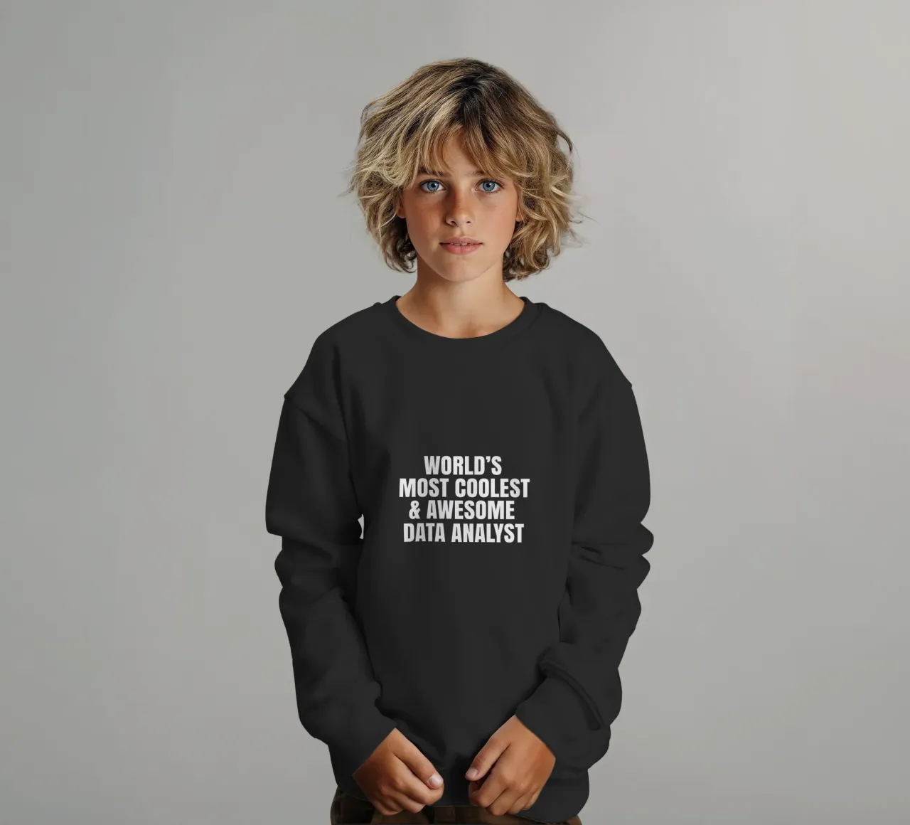 World's most coolest and awesome data analyst felpa bambino da happieeagle