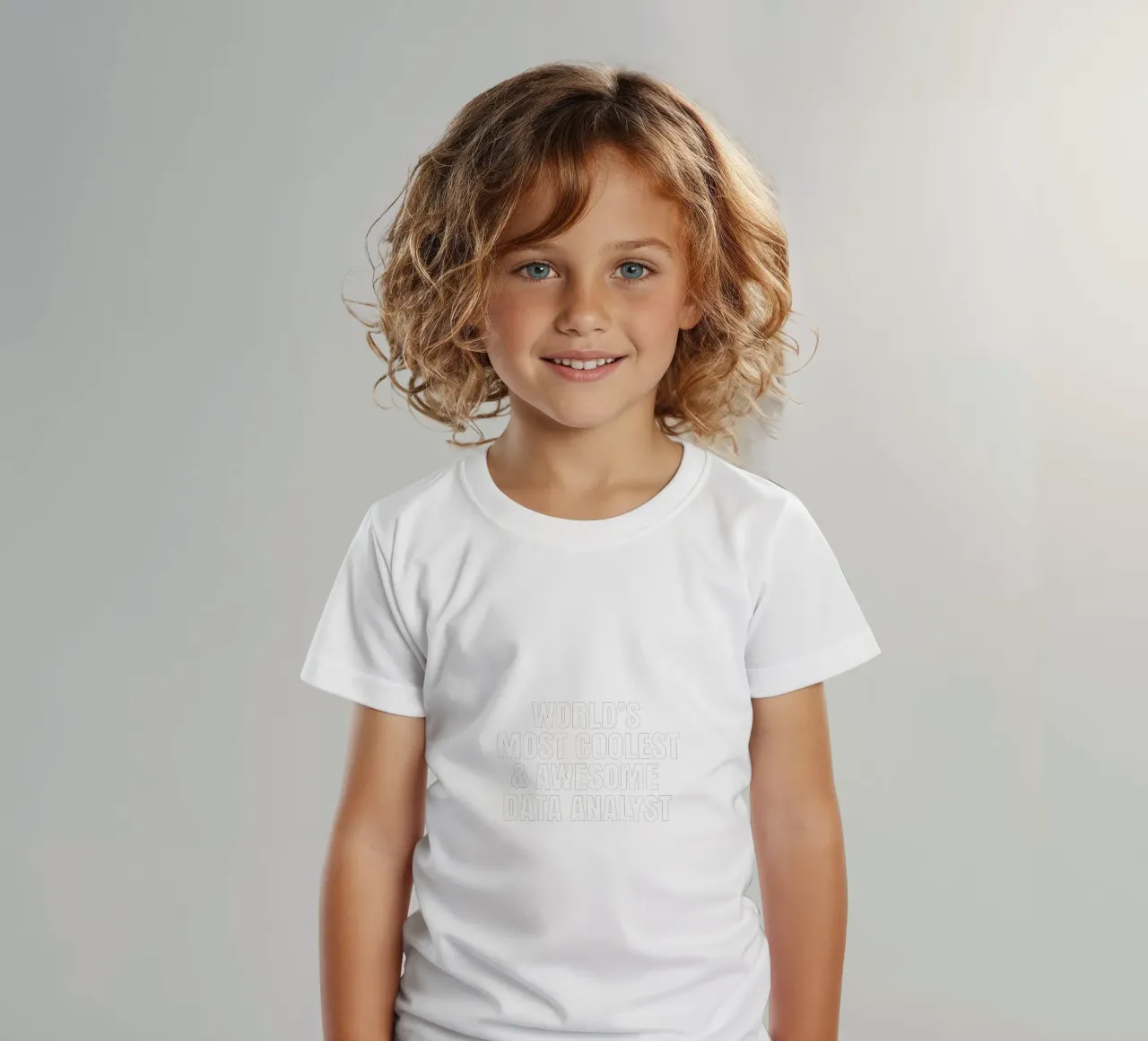 World's most coolest and awesome data analyst t-shirt bambini da happieeagle