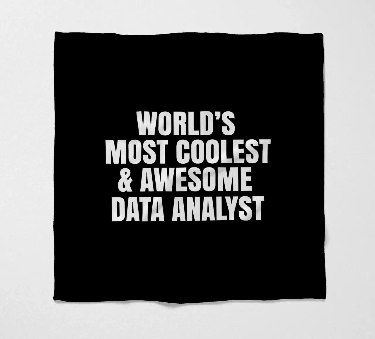 World's most coolest and awesome data analyst manta de franela de happieeagle