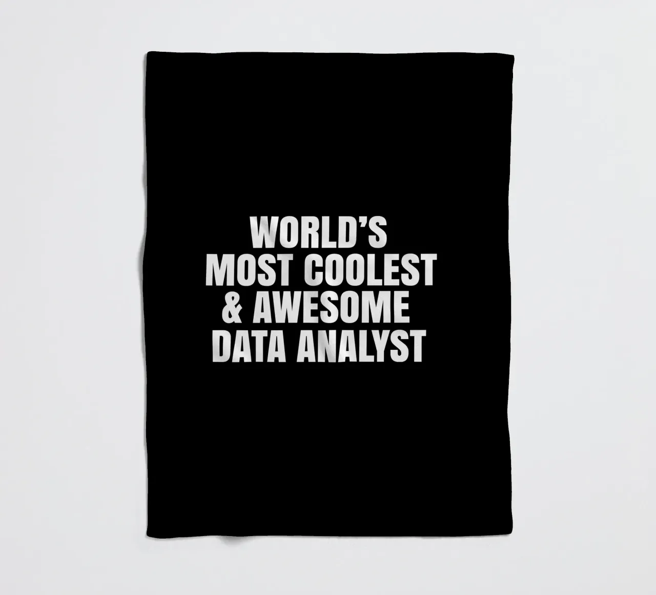World's most coolest and awesome data analyst manta de franela de happieeagle