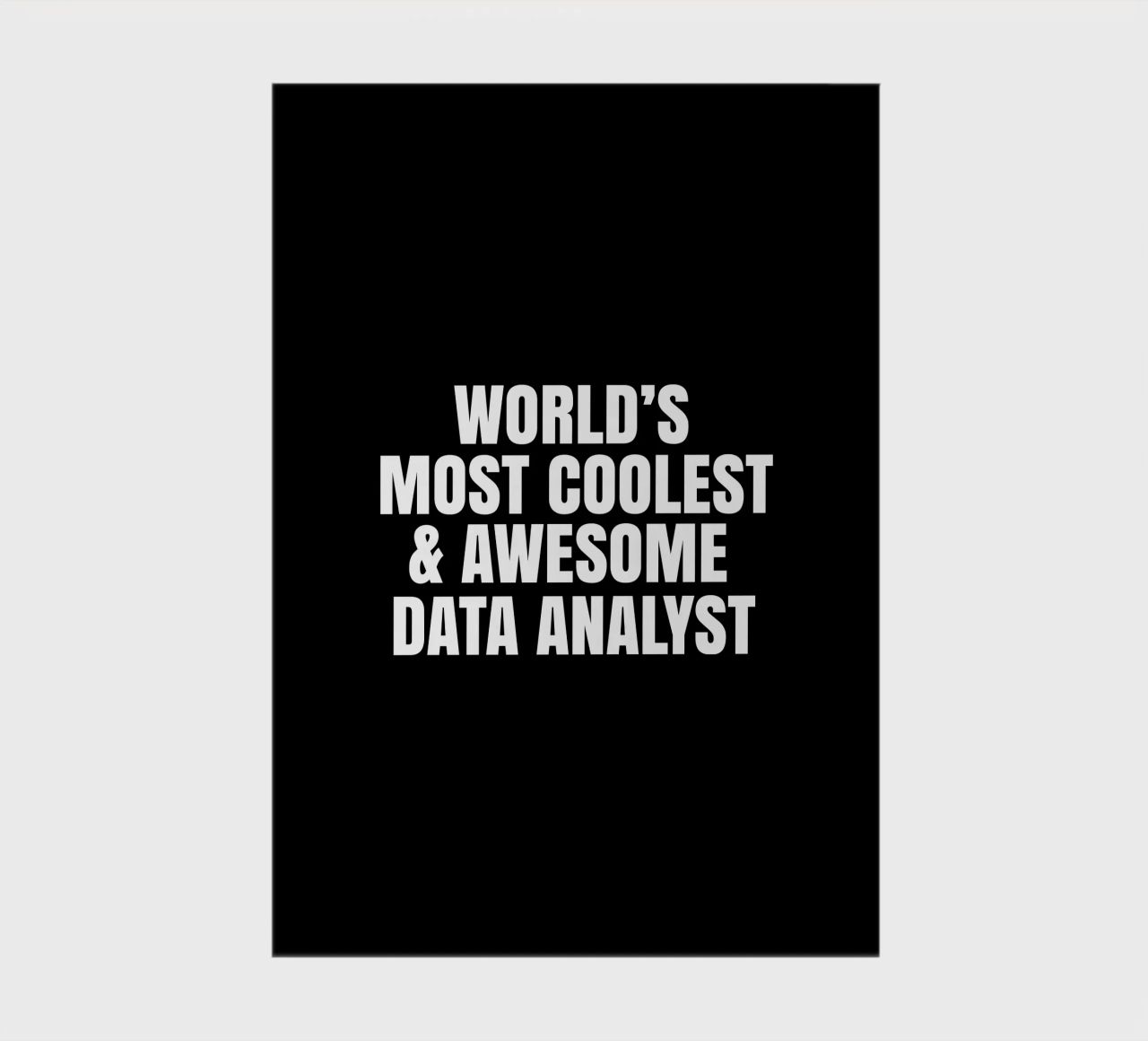 World's most coolest and awesome data analyst diario da happieeagle