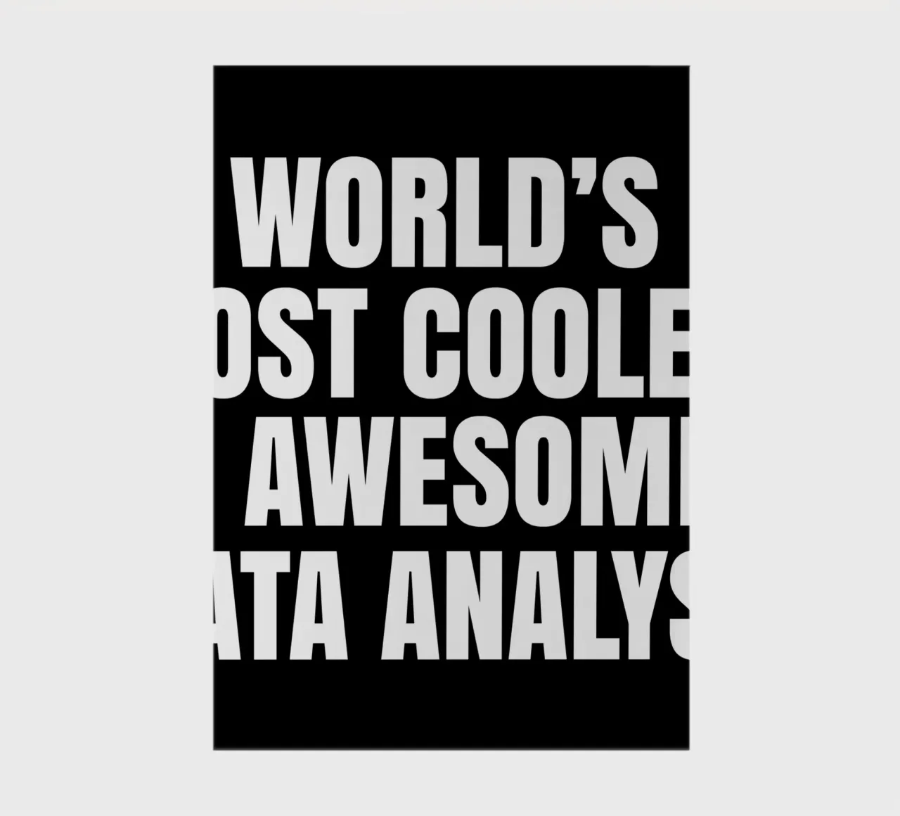 World's most coolest and awesome data analyst Notizbuch von happieeagle