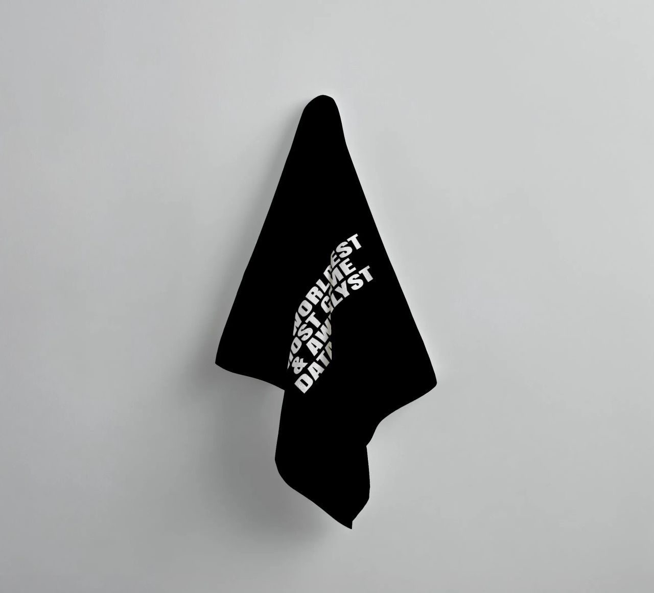 World's most coolest and awesome data analyst asciugamano da bagno da happieeagle