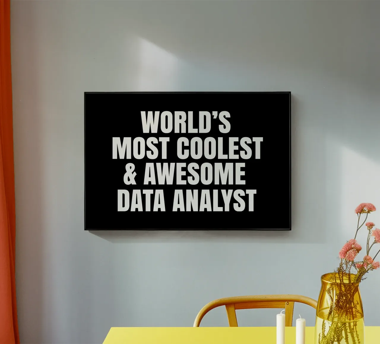 World's most coolest and awesome data analyst Acryl-Glas von happieeagle