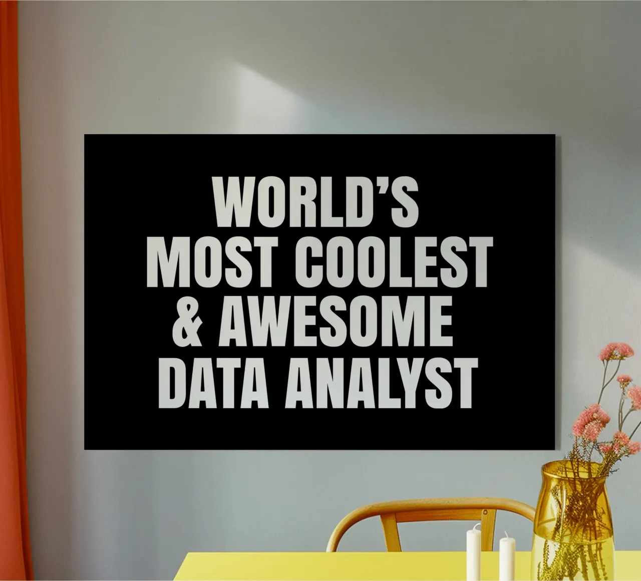 World's most coolest and awesome data analyst Acryl-Glas von happieeagle