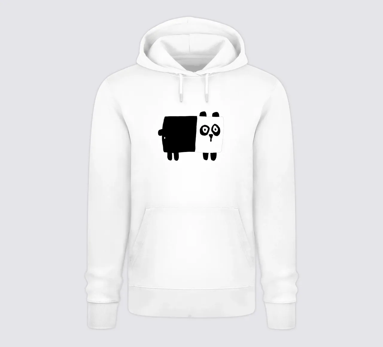 Panda felpa con cappuccio da aucontraire