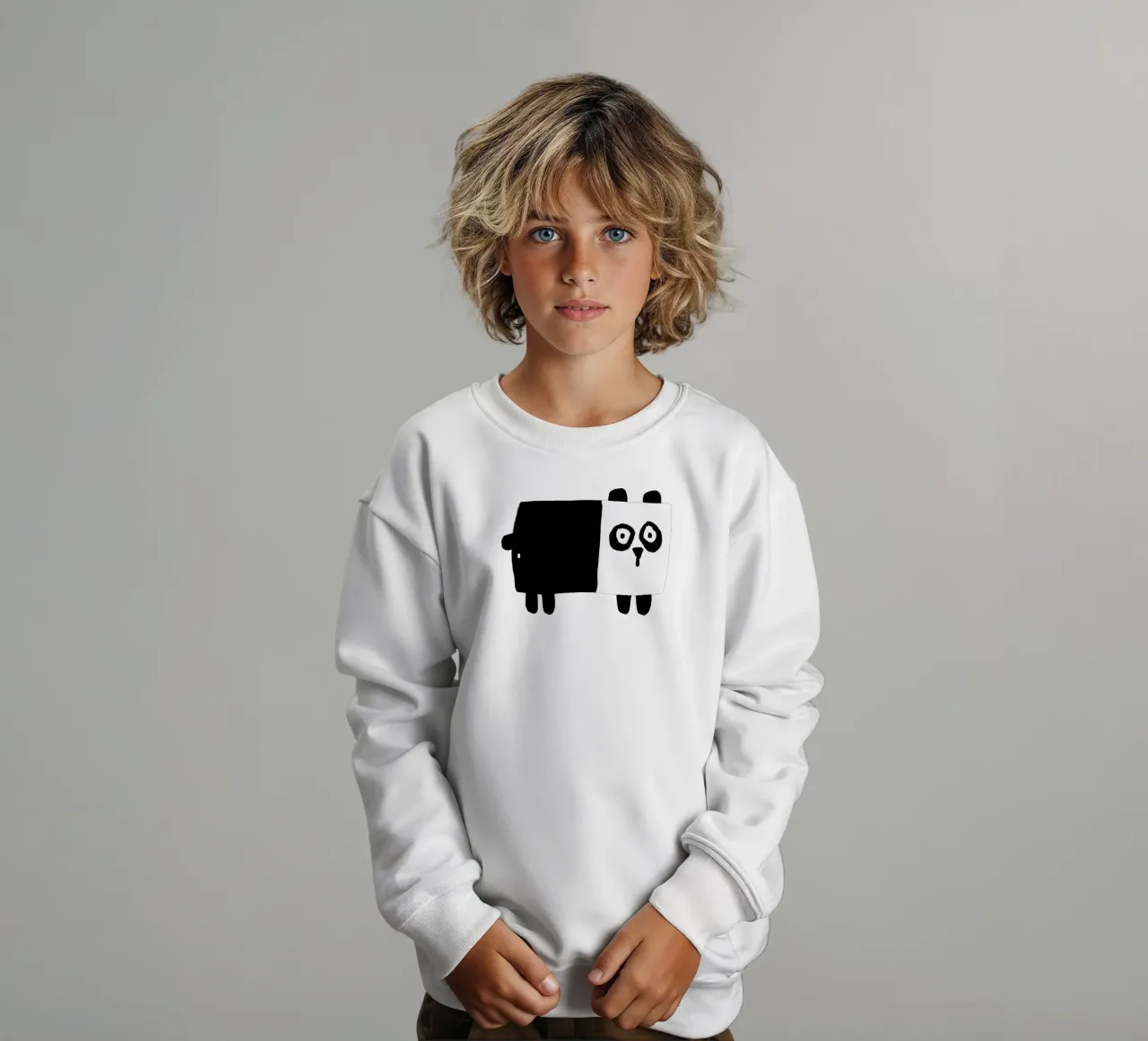 Panda felpa bambino da aucontraire