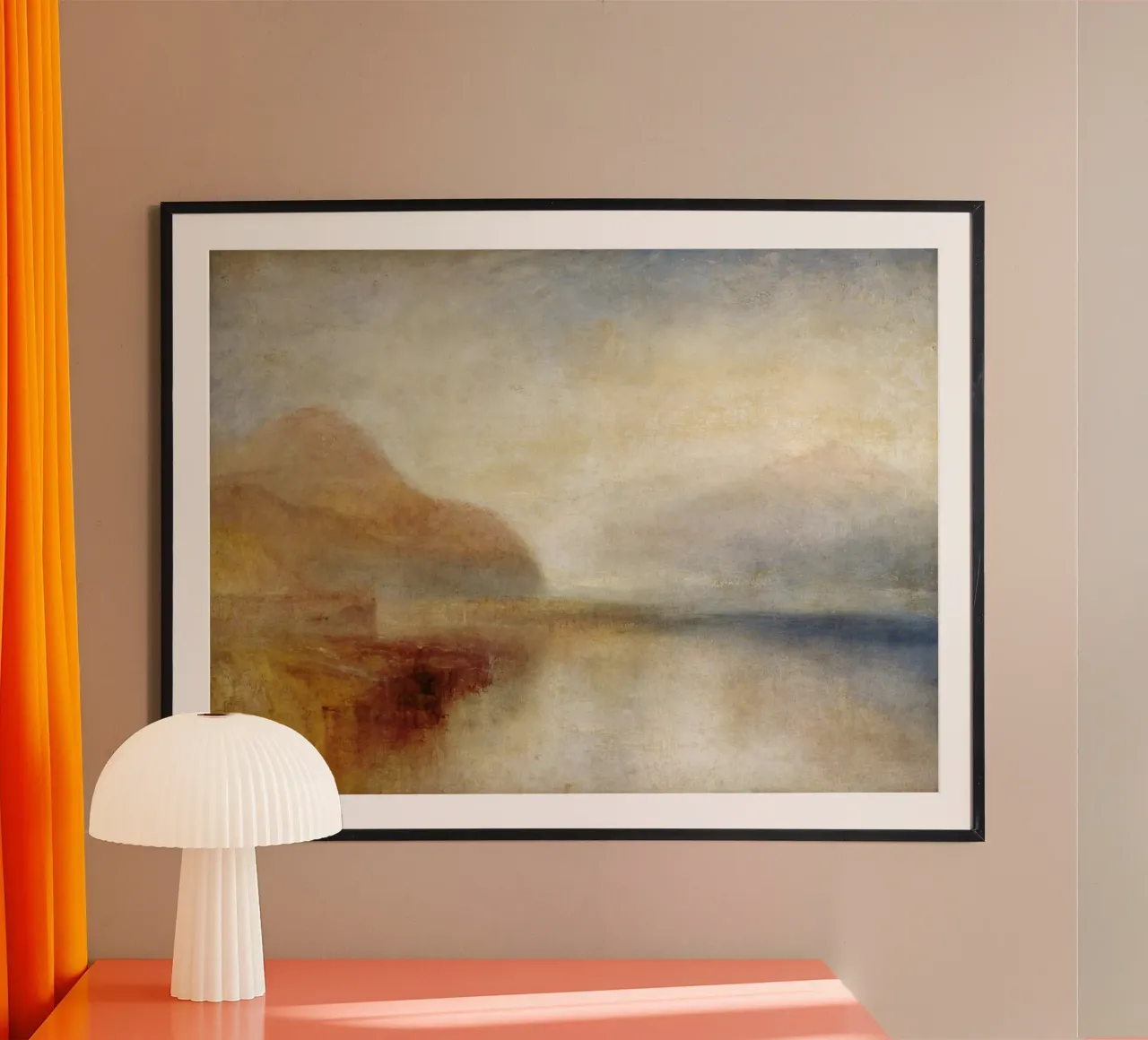 William Turner - Monte Rosa carta hahnemühle da ARTOTHEK