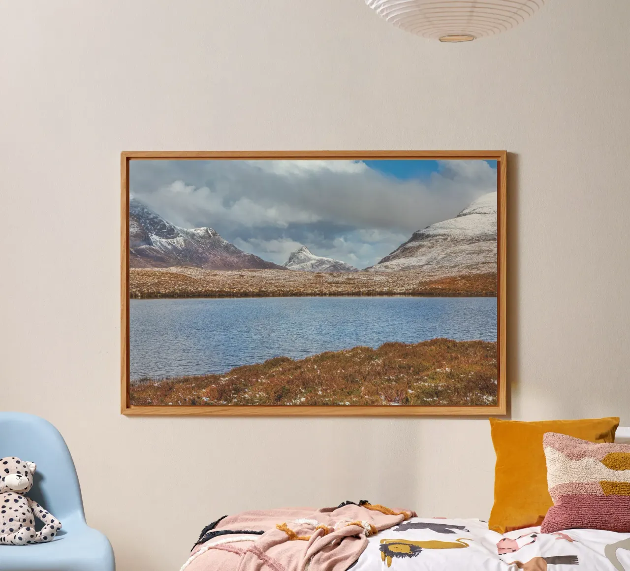 Paesaggio di neve delle Highlands alluminio dibond da Dave Hare Photography
