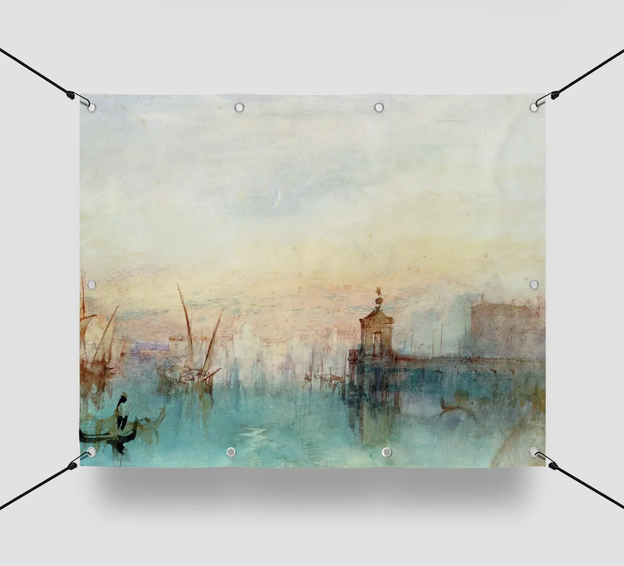 William Turner - Venezia con la prima luna crescente telo in pvc da ARTOTHEK