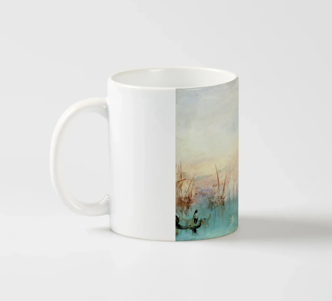 William Turner - Venice with a first crescent moon ceramic mug by ARTOTHEK