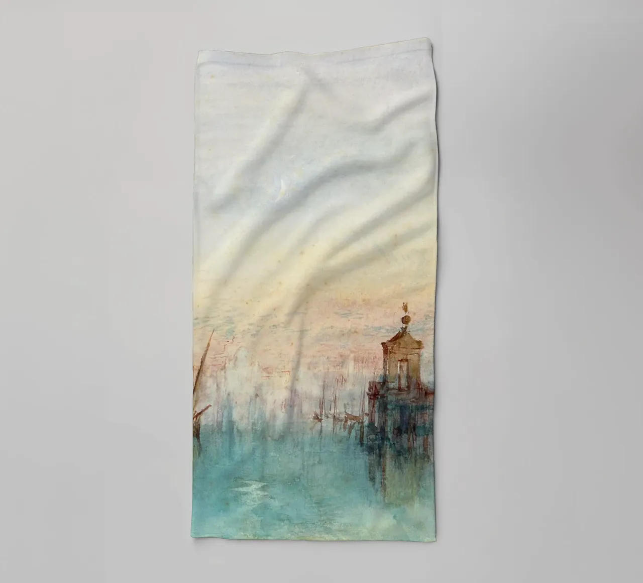 William Turner - Venice with a first crescent moon towel by ARTOTHEK