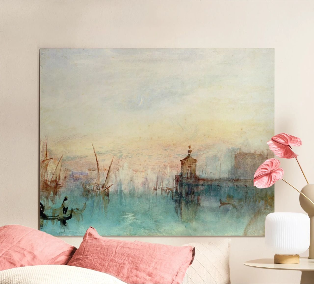William Turner - Venezia con la prima luna crescente poster da ARTOTHEK