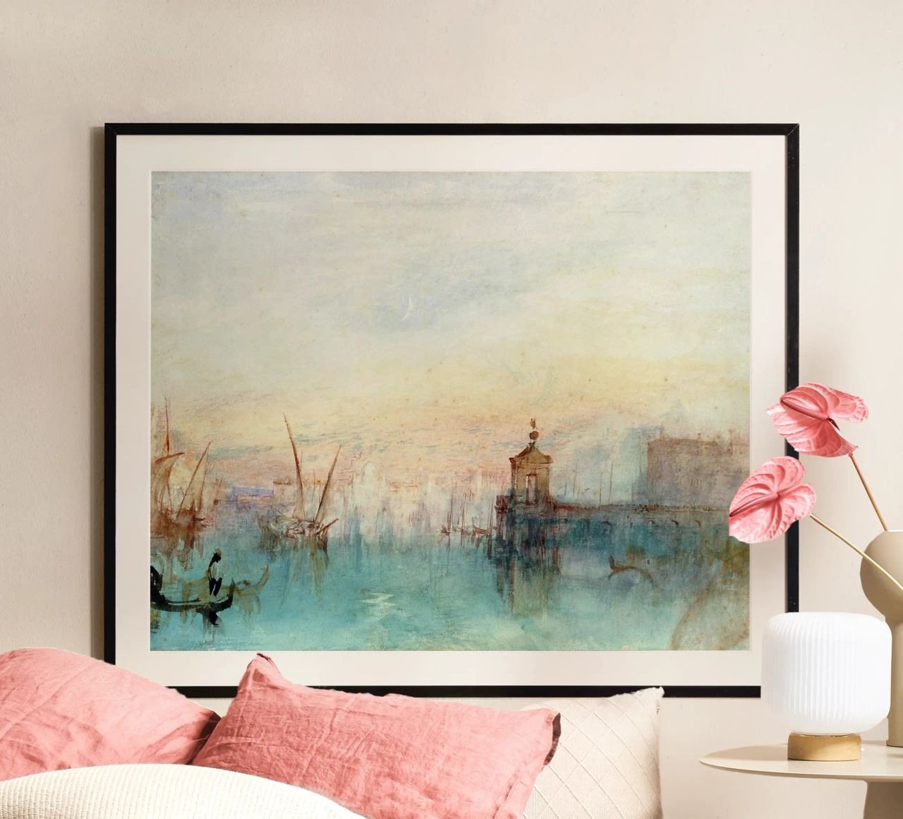 William Turner - Venezia con la prima luna crescente poster da ARTOTHEK