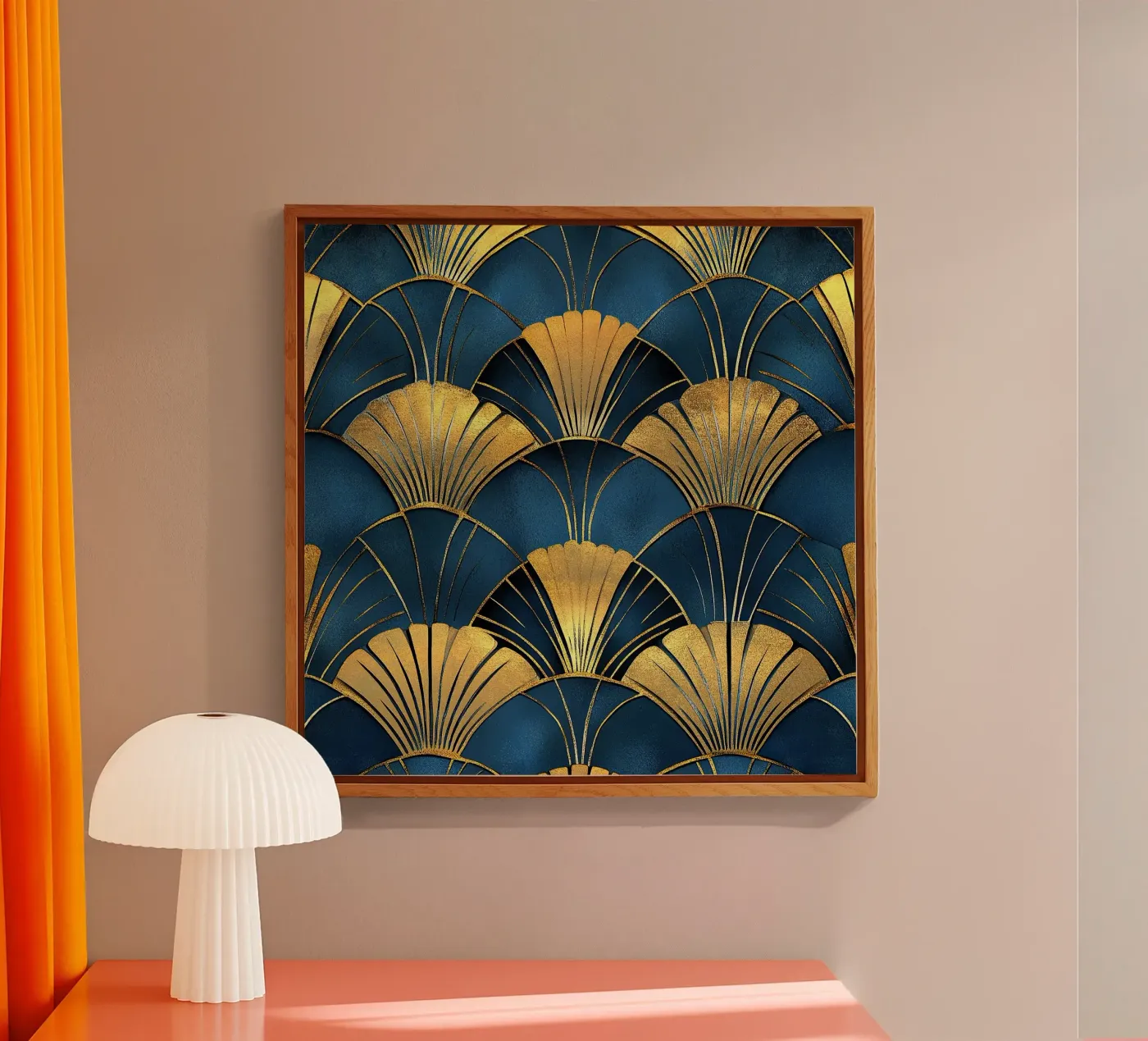 Art déco Acryl-Glas von Nikis Art Studio