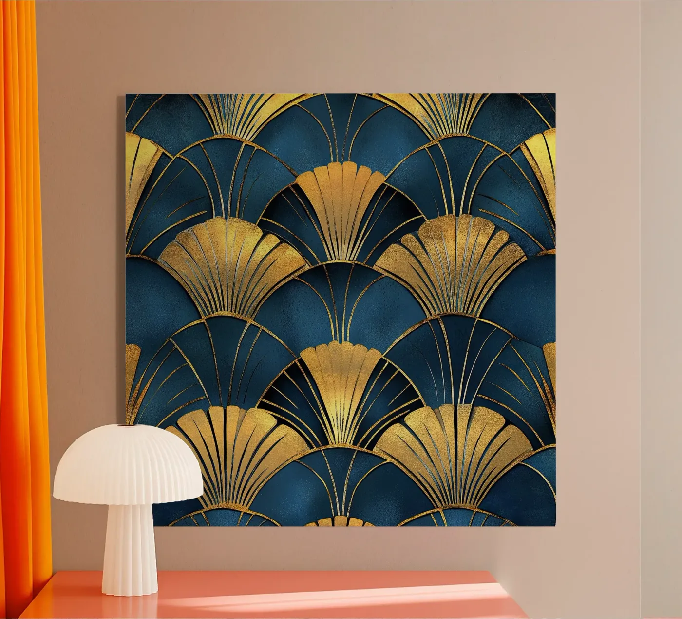Art déco Acryl-Glas von Nikis Art Studio