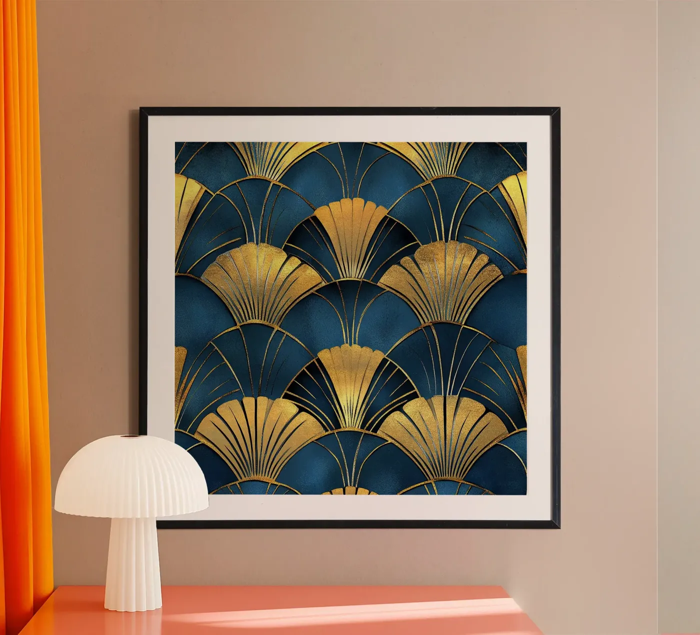 Art déco poster by Nikis Art Studio