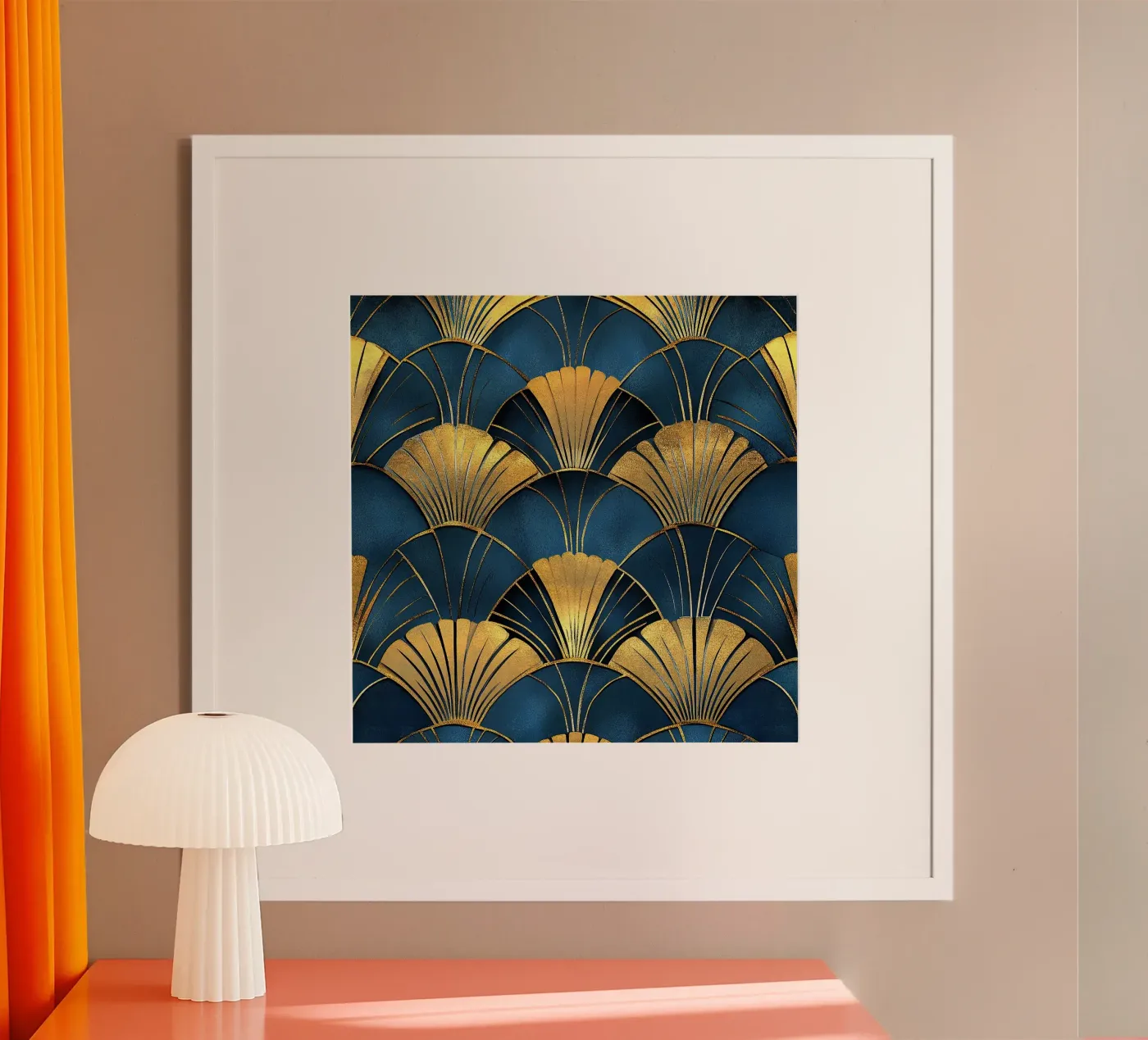 Art déco poster by Nikis Art Studio