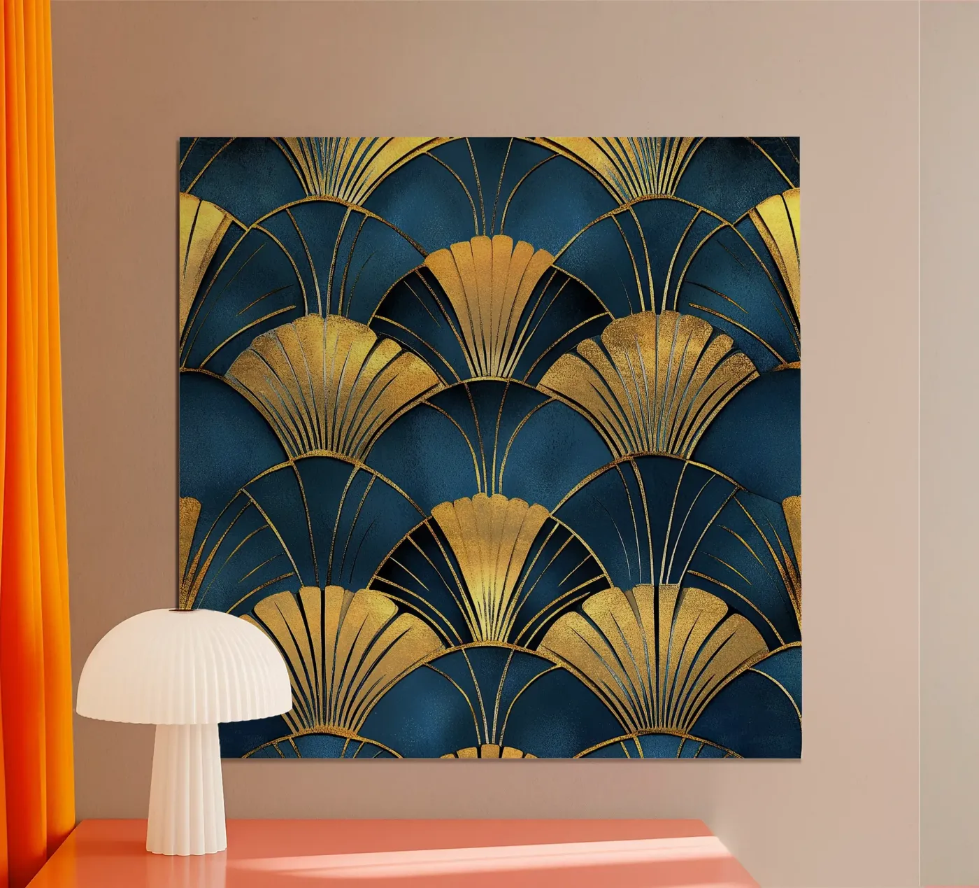 Art déco poster by Nikis Art Studio