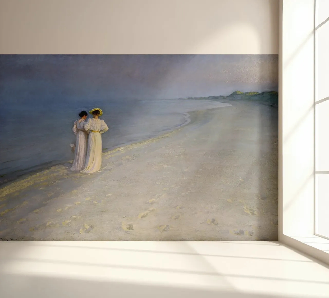 Peter Severin Kroyer - Sommerabend in Skagen Fototapete von ARTOTHEK