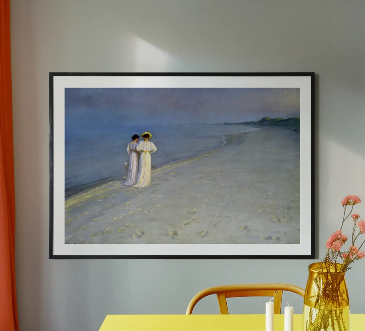 Peter Severin Kroyer - Tarde de verano en Skagen hahnemühle de ARTOTHEK